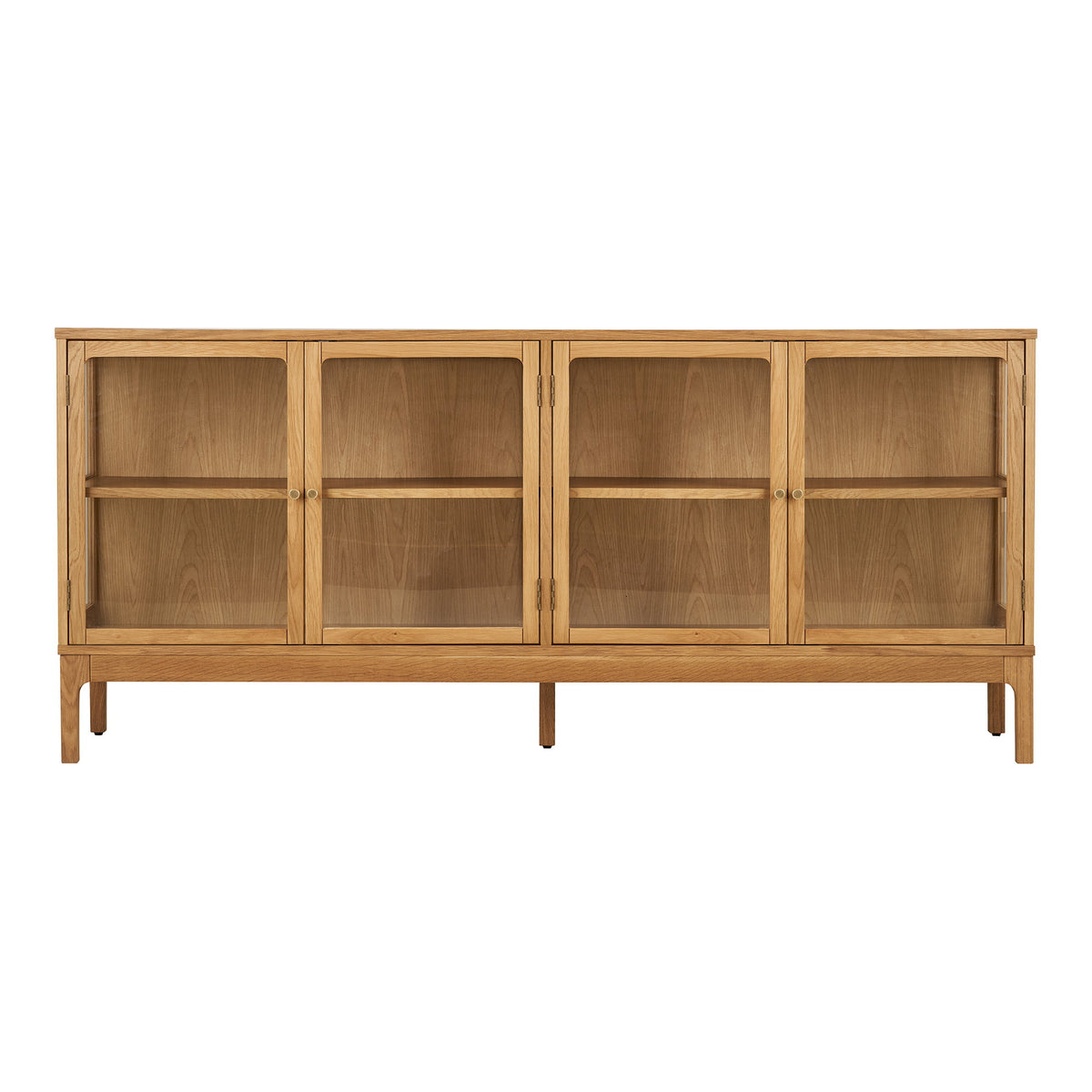 Fine Sideboard – Eiche Natur, 40 × 180 × 80 cm von Luiva Living