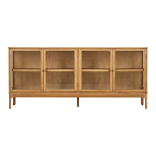 Fine Sideboard – Eiche Natur, 40 × 180 × 80 cm von Luiva Living