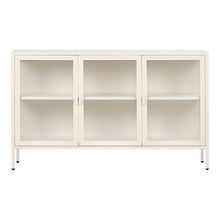 Arlo Sideboard – Stahl Cremeweiß, 140 × 40 × 85 cm von Luiva Living