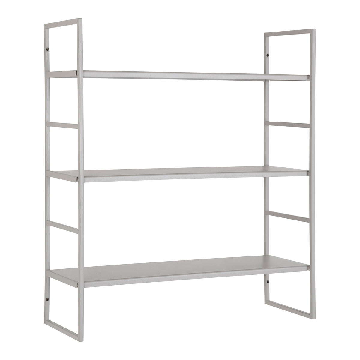 Yuna Wandregal – Stahl Grau, 48 × 17 × 55 cm – Ansicht 3