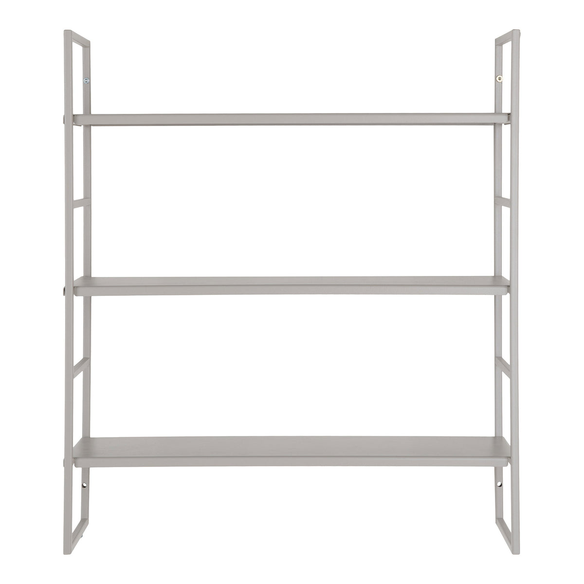 Yuna Wandregal – Stahl Grau, 48 × 17 × 55 cm von Luiva Living