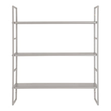 Yuna Wandregal – Stahl Grau, 48 × 17 × 55 cm von Luiva Living
