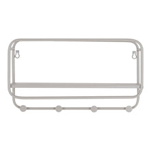 Rana Hutablage – Stahl Grau, 45 × 15 × 25 cm von Luiva Living