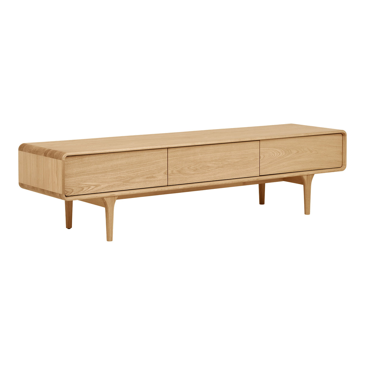 Ylvi TV-Board – Eiche Natur, 180 × 45 × 45 cm – Ansicht 3