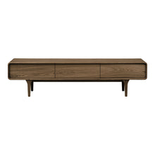 Ylvi TV-Board – Eiche Dunkelbraun, 180 × 45 × 45 cm von Luiva Living