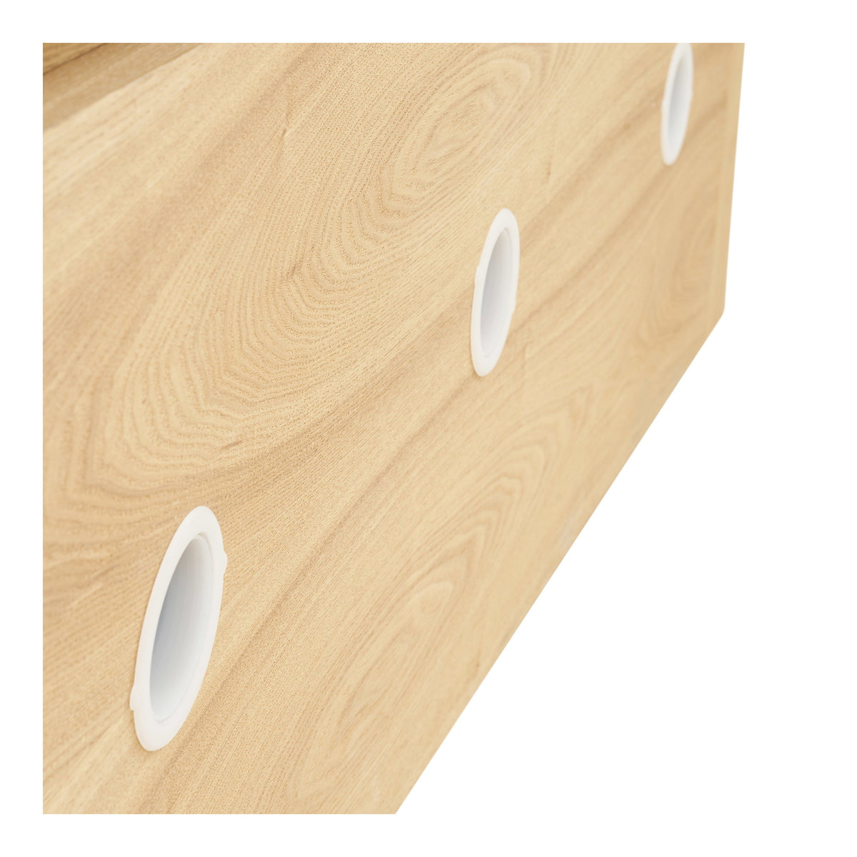 Eliza TV-Board – Granit/Eschenfurnier Natur/Cremeweiß, 160 × 40 × 45 cm – Ansicht 8