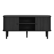 Arvid TV-Board – Schwarz, 113 × 40 × 52 cm von Luiva Living