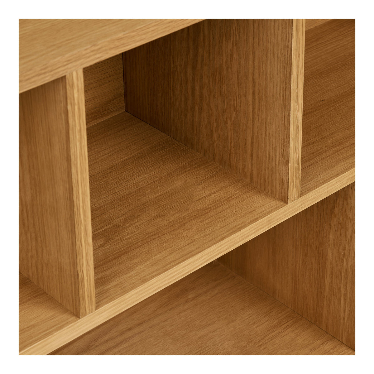 Tamara Bücherregal – Eiche Natur, 30 × 112 × 104,5 cm – Ansicht 3