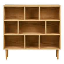 Tamara Bücherregal – Eiche Natur, 30 × 112 × 104,5 cm von Luiva Living