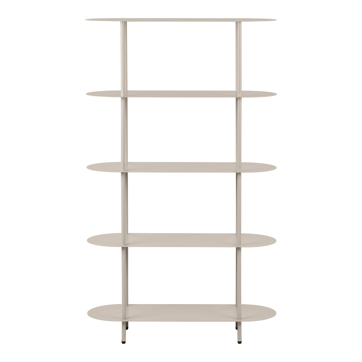Rhea Regal – Metall Sand, 31 × 90 × 150 cm von Luiva Living