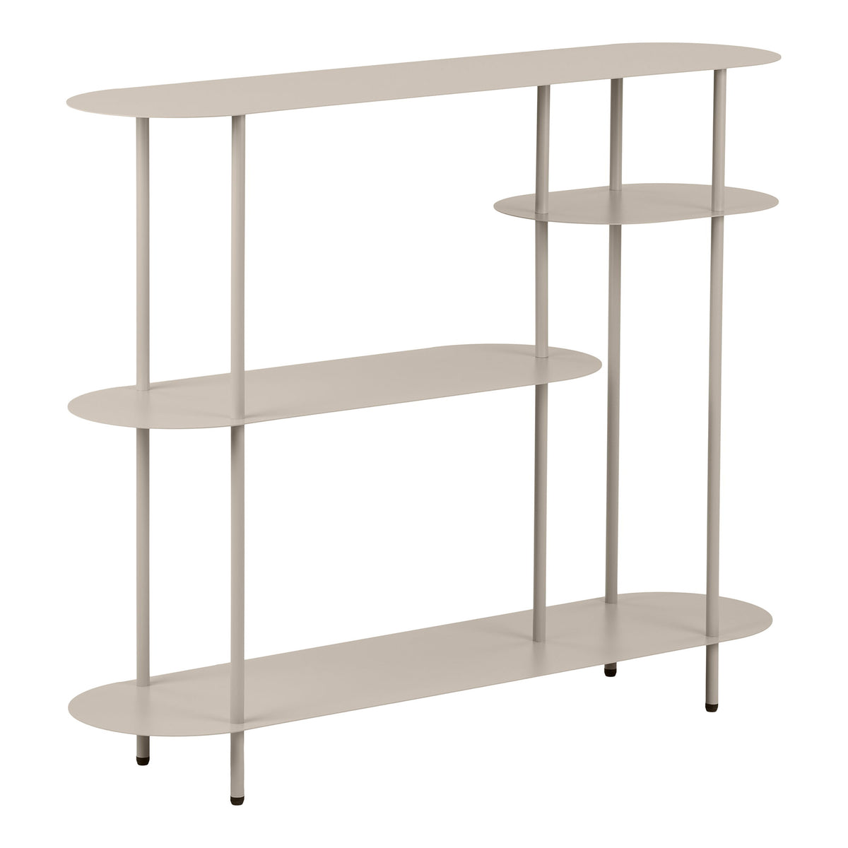 Rhea Regal – Metall Sand, 31 × 118 × 97 cm – Ansicht 2