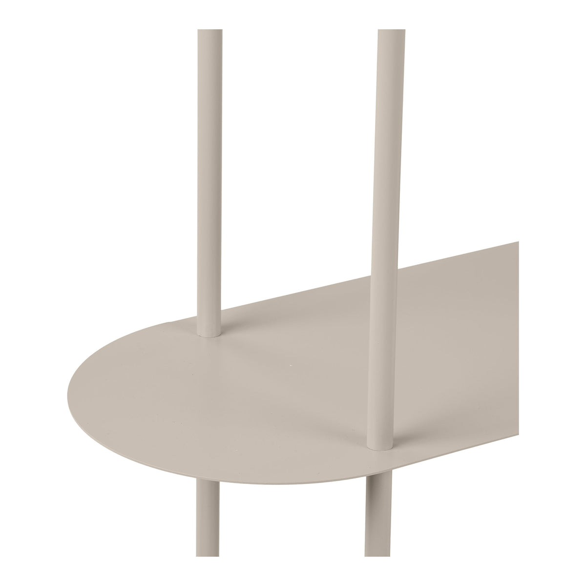 Rhea Regal – Metall Sand, 31 × 118 × 97 cm – Ansicht 3