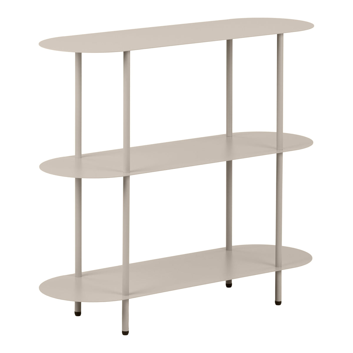 Rhea Regal – Metall Sand, 31 × 90 × 81 cm – Ansicht 2