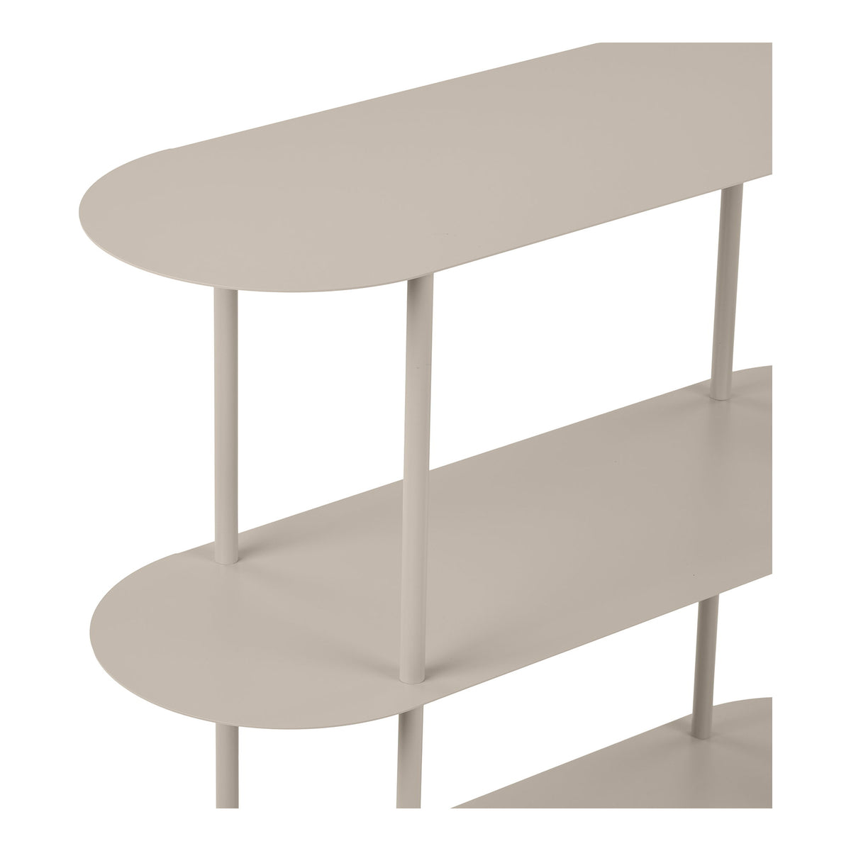 Rhea Regal – Metall Sand, 31 × 90 × 81 cm – Ansicht 3
