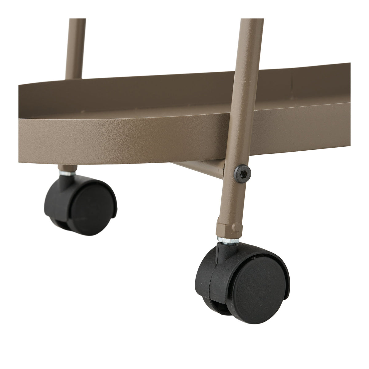 Tage Barwagen – Stahl Braun, 27,5 × 60 × 64 cm – Ansicht 4