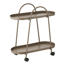 Tage Barwagen – Stahl Braun, 27,5 × 60 × 64 cm von Luiva Living