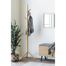 Kuno Garderobenständer – Bambus Natur, 50 × 163 cm – Ansicht 5