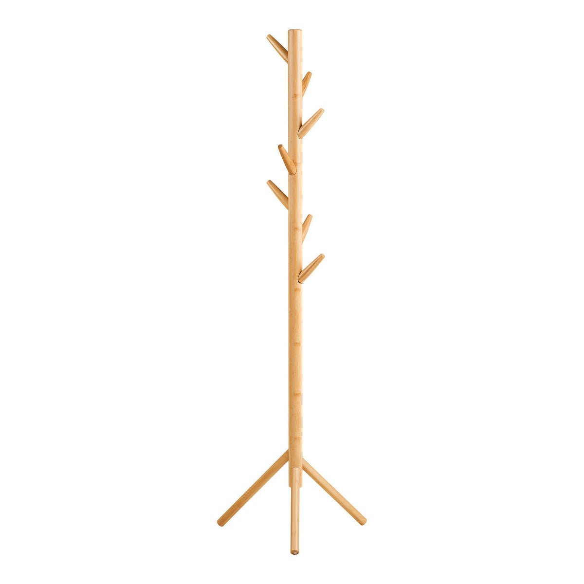 Kuno Garderobenständer – Bambus Natur, 50 × 163 cm von Luiva Living