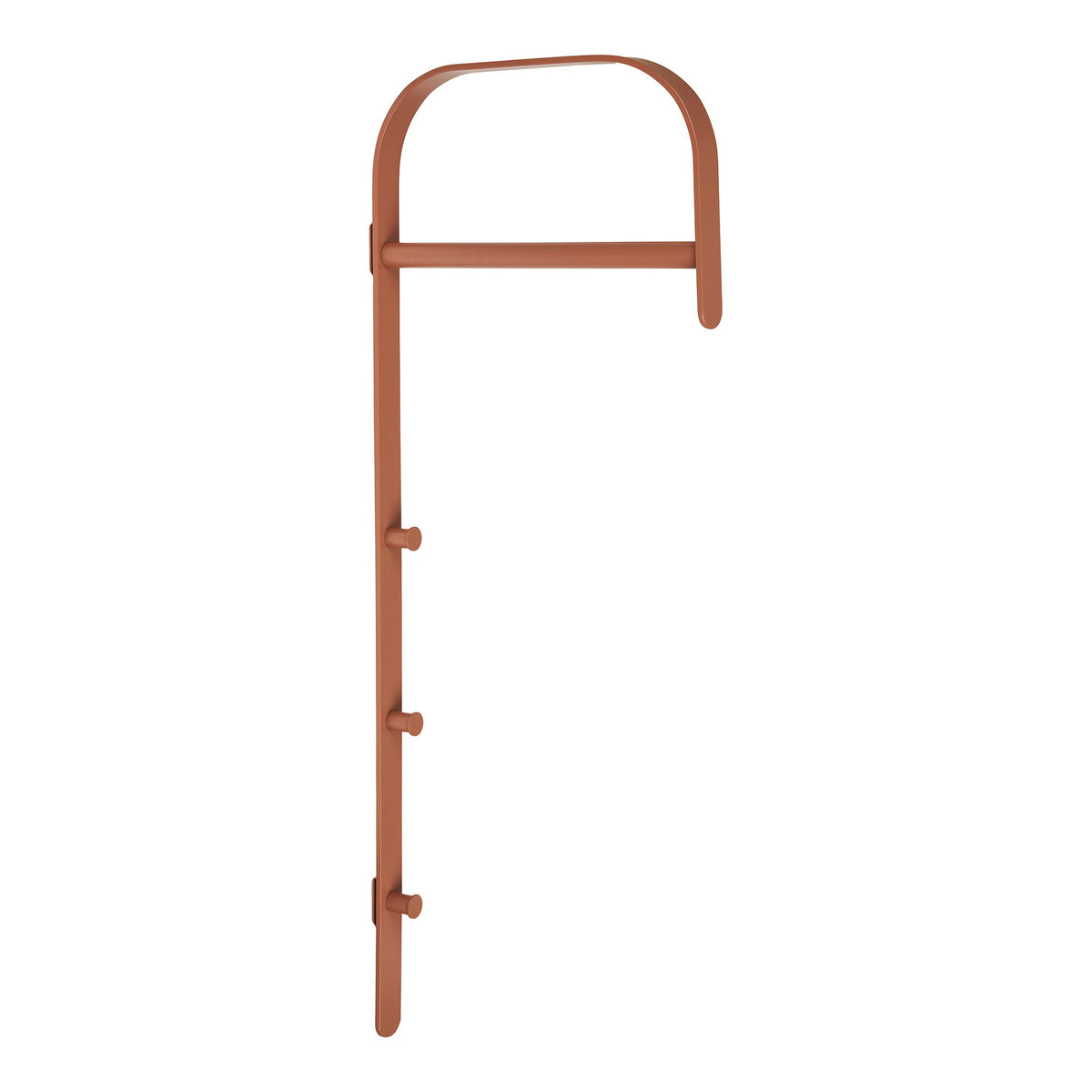 Anders Kleiderständer – Metall Cognac, 3 × 30 × 80 cm – Ansicht 2