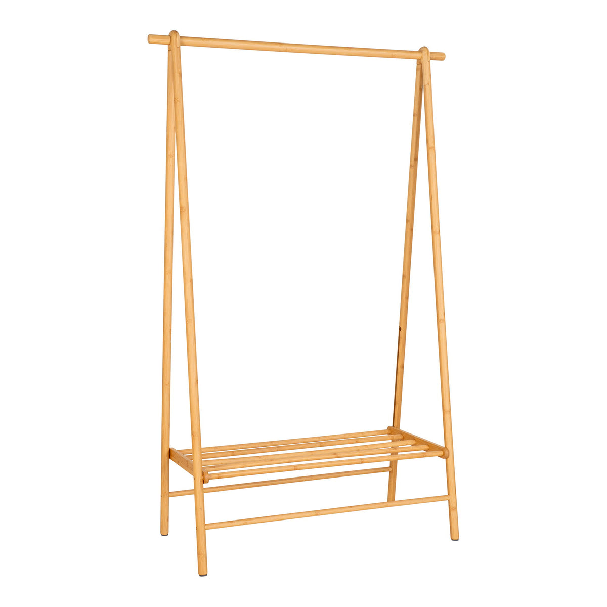 Inka Kleiderständer – Bambus Natur, 104 × 46 × 164 cm – Ansicht 2