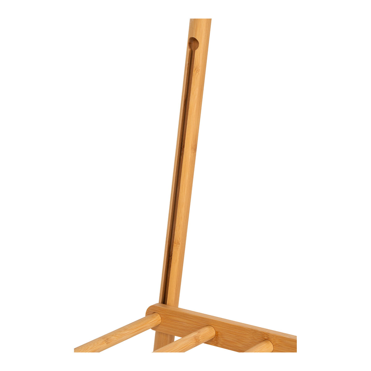 Inka Kleiderständer – Bambus Natur, 104 × 46 × 164 cm – Ansicht 5