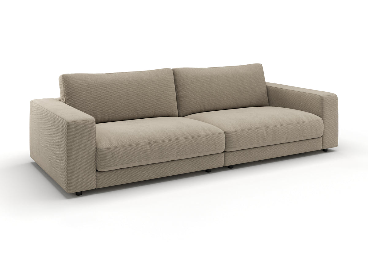 Skagen 3-Sitzer-Sofa in Feincord Sand