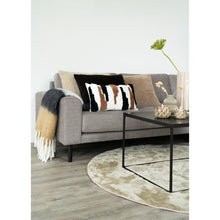 Edith Plaid – Schwarz/Weiß/Braun, 130 × 170 cm – Ansicht 3