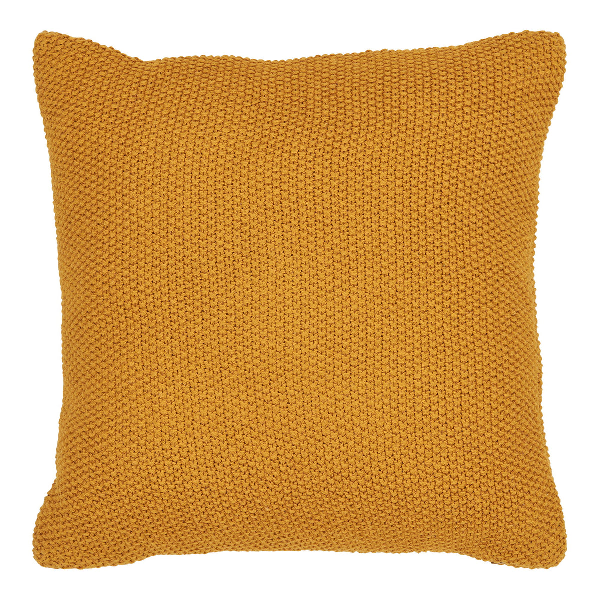 Lilo Kissen – Recycling-Baumwolle Ocker, 45 × 45 cm von Luiva Living