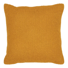 Lilo Kissen – Recycling-Baumwolle Ocker, 45 × 45 cm von Luiva Living