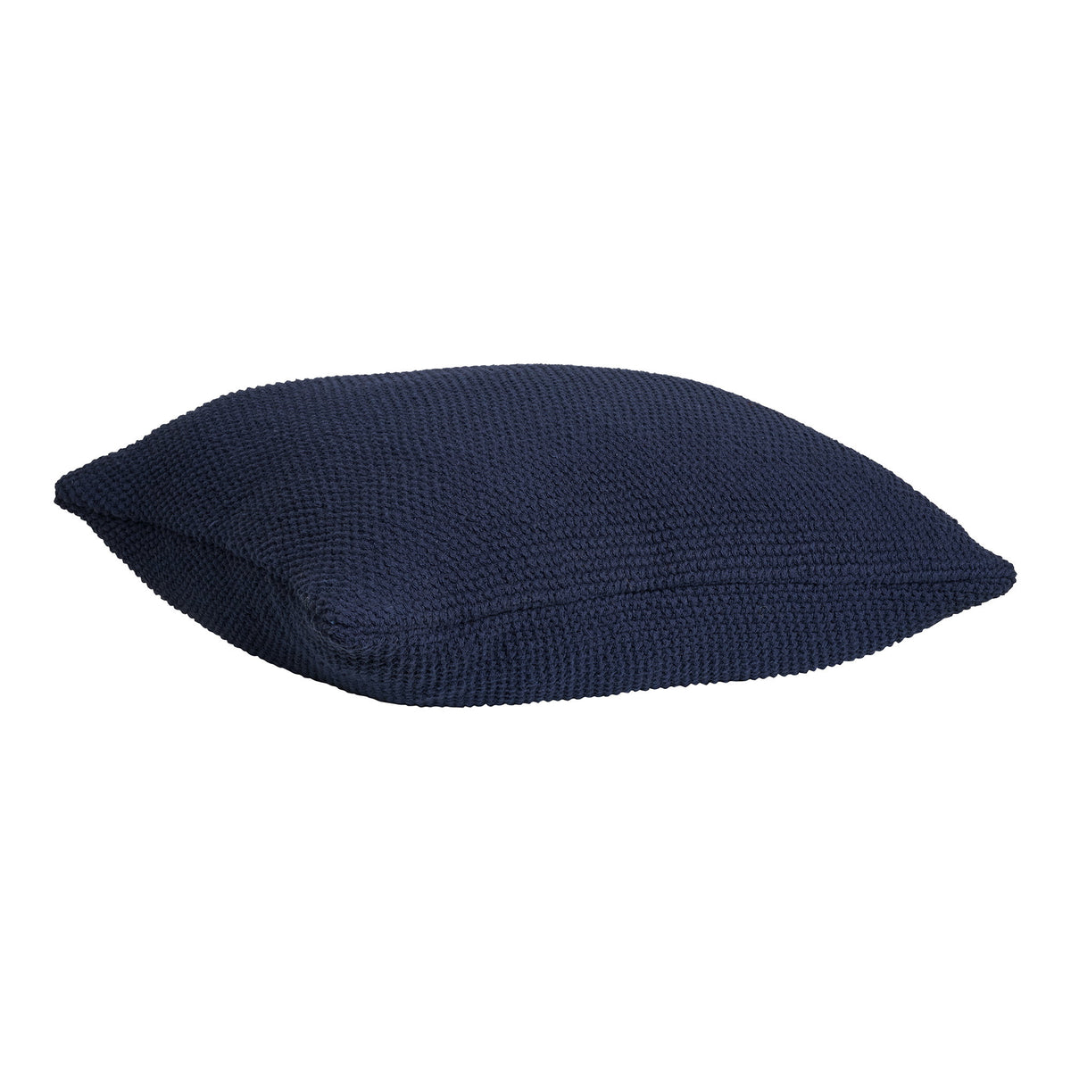 Lilo Kissen – Recycling-Baumwolle Dunkelblau, 45 × 45 cm – Ansicht 2