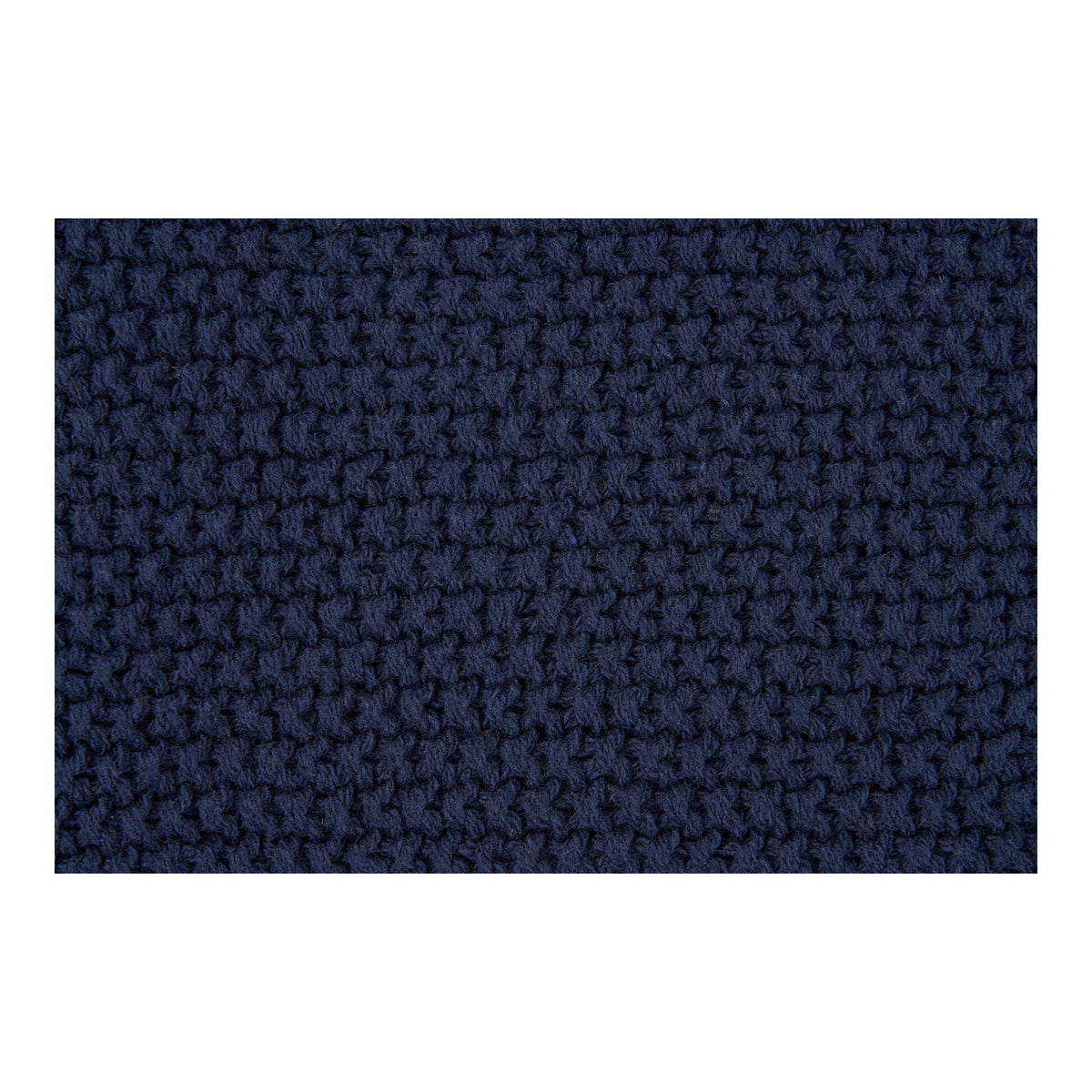 Lilo Kissen – Recycling-Baumwolle Dunkelblau, 45 × 45 cm – Ansicht 3