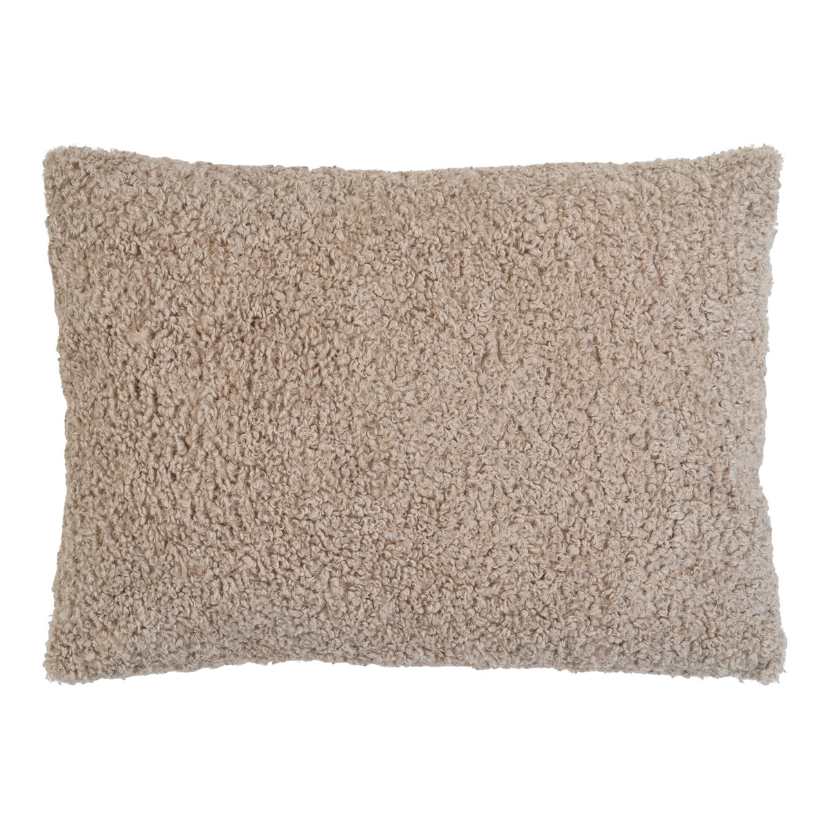 Nadja Kissen – Bouclé Graubraun, 45 × 60 cm von Luiva Living