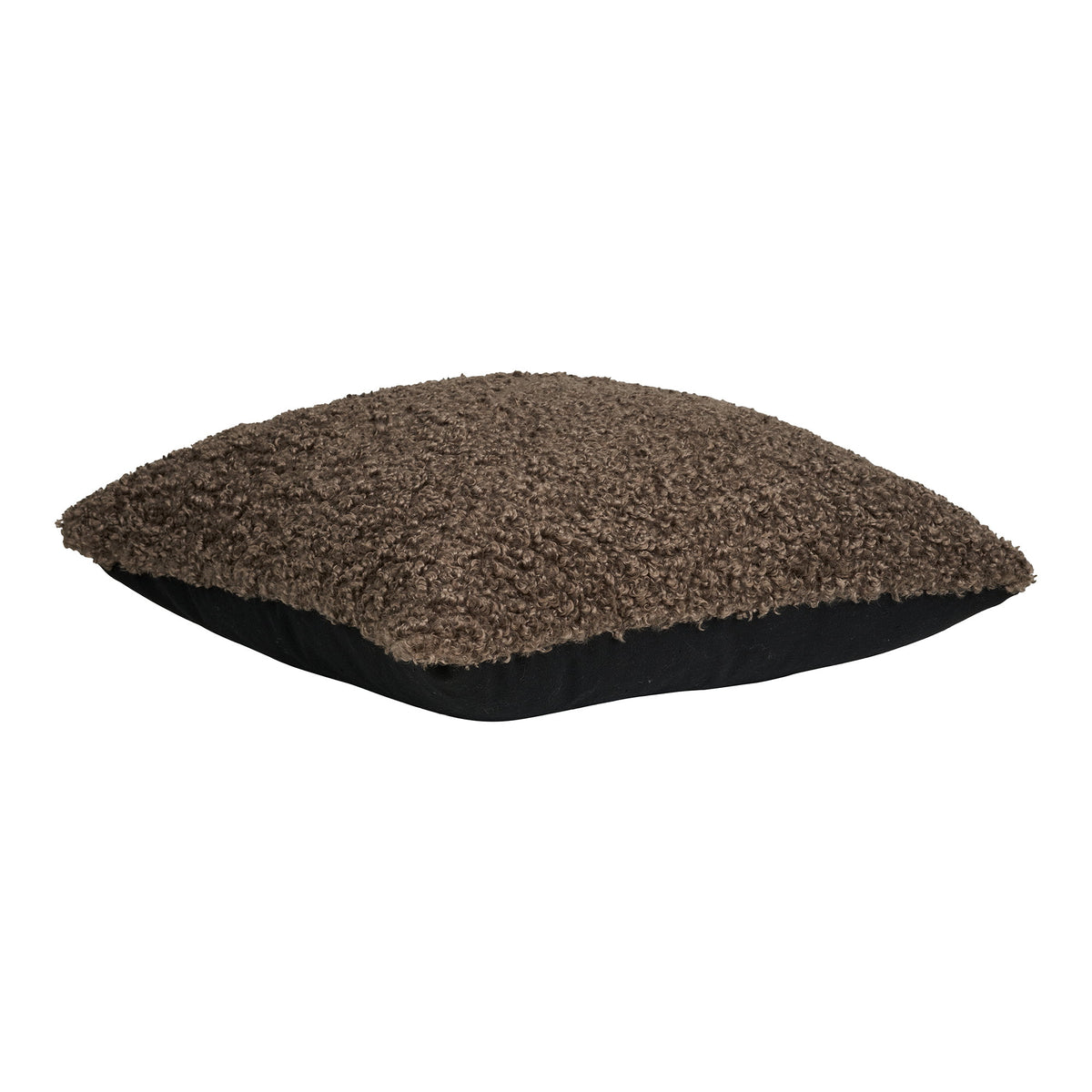Nadja Kissen – Bouclé Dunkelgrau, 45 × 45 cm – Ansicht 2
