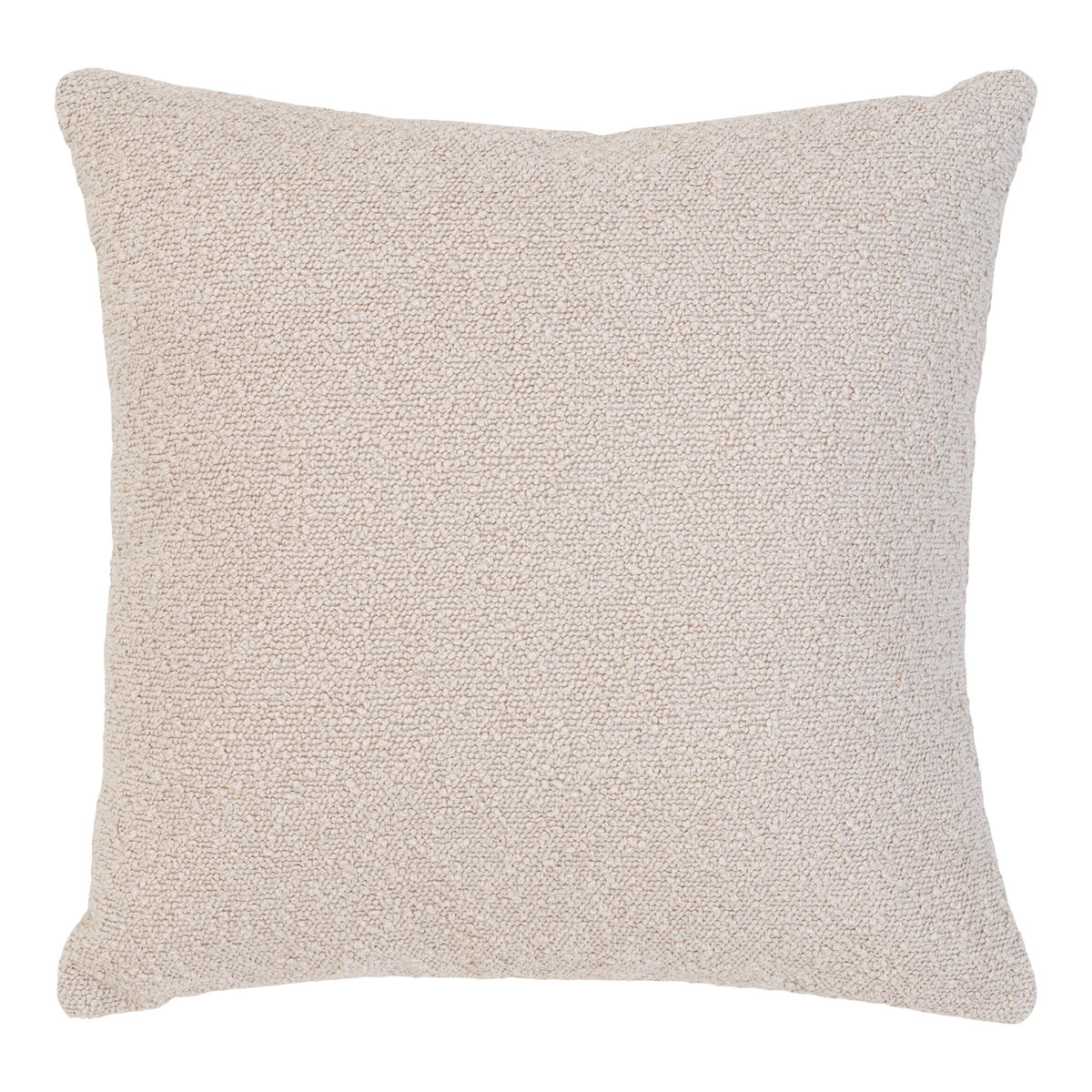 Flynn Kissen – Bouclé Beige, 45 × 45 cm von Luiva Living