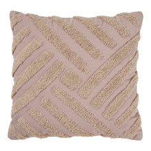 Paloma Kissen – Dunkelsand, 45 × 45 cm von Luiva Living