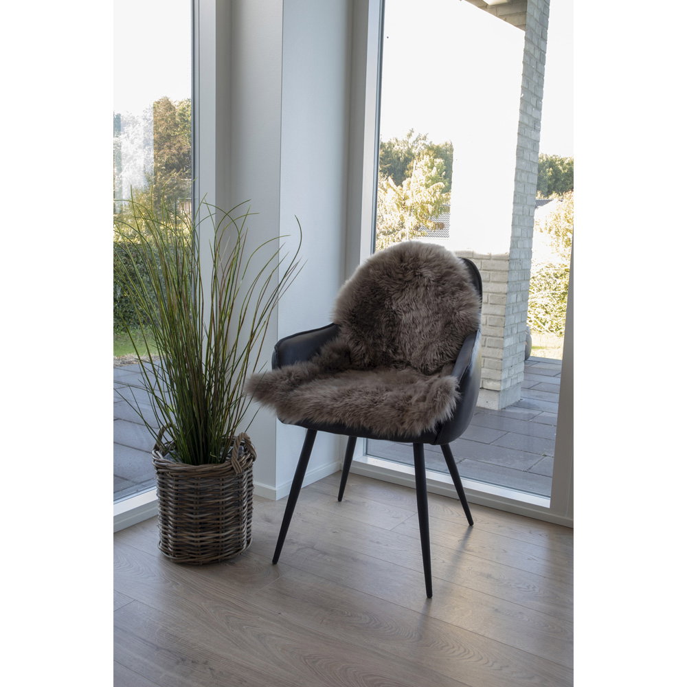 Lammfell – Taupe, 50 × 85 cm – Ansicht 2
