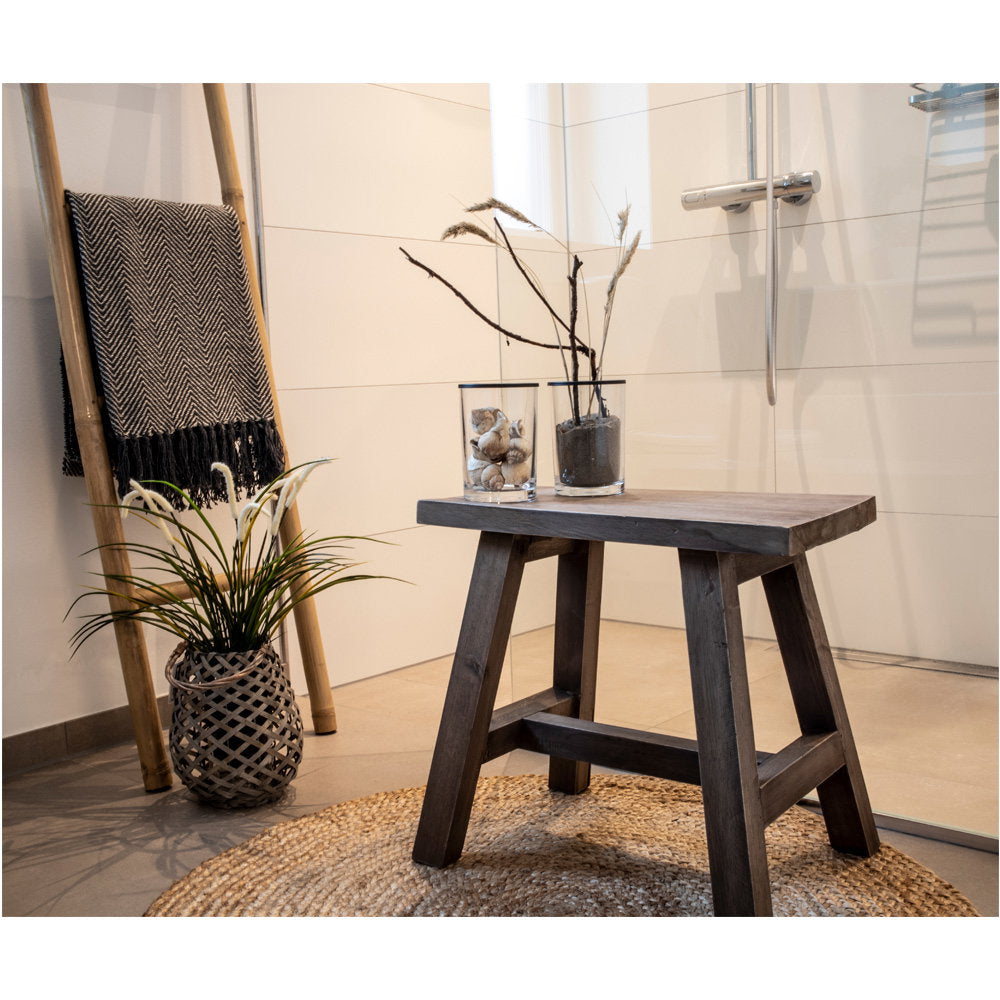 Signe Teppich rund – Jutegeflecht Natur, ø 90 cm – Ansicht 3