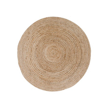 Signe Teppich rund – Jutegeflecht Natur, ø 90 cm von Luiva Living
