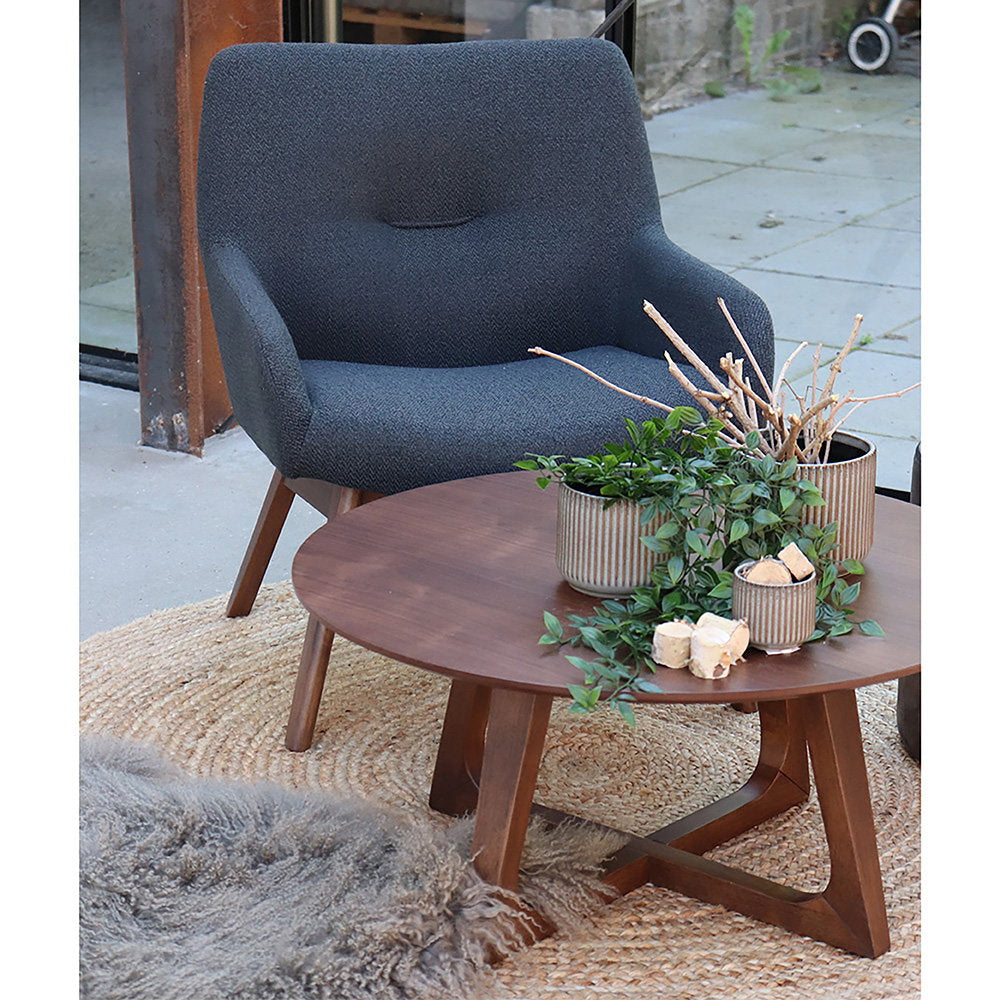 Signe Teppich rund – Jutegeflecht Natur, ø 150 cm – Ansicht 3