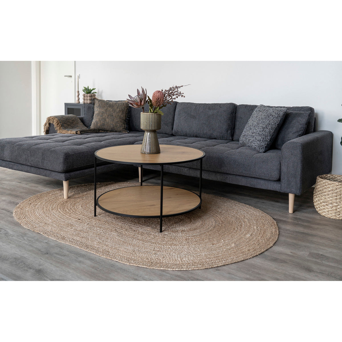 Signe Teppich – Jutegeflecht Natur, 140 × 200 cm – Ansicht 4