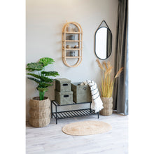 Signe Fußmatte oval – Jutegeflecht Natur, 50 × 80 cm – Ansicht 3