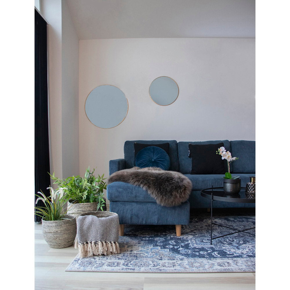Kunstfell in Lammfell-Optik – Taupe, 50 × 85 cm – Ansicht 4