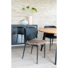 Sitzauflage in Lammfell-Optik – Taupe, 40 × 40 cm – Ansicht 2