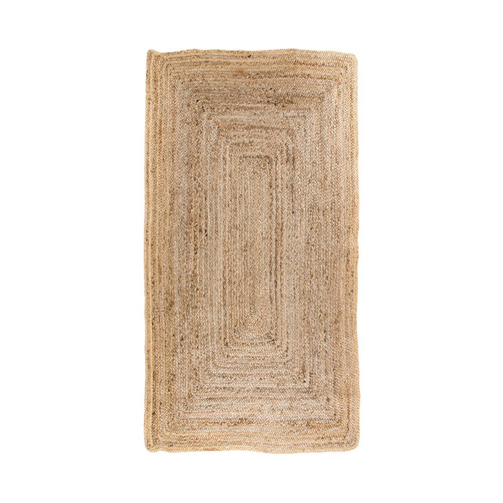 Signe Teppich – Jutegeflecht Natur, 65 × 135 cm von Luiva Living