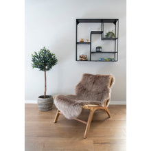 Kunstfell in Lammfell-Optik – Taupe, 60 × 180 cm – Ansicht 2