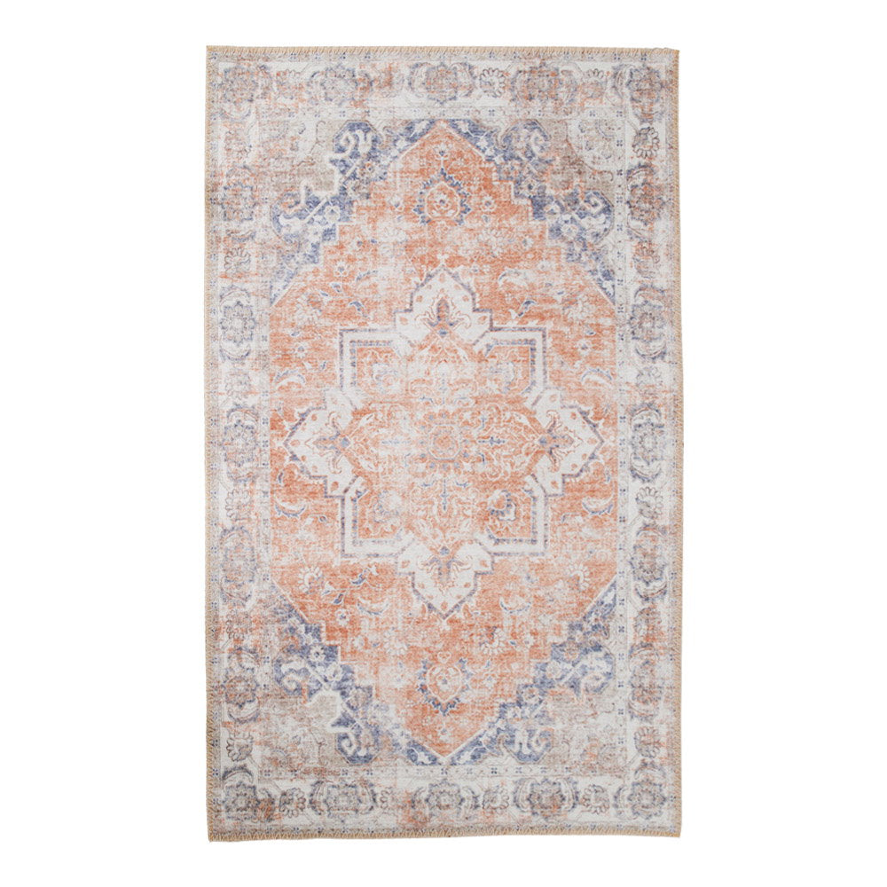 Oona Teppich – Orange/Blau, 200 × 300 cm von Luiva Living