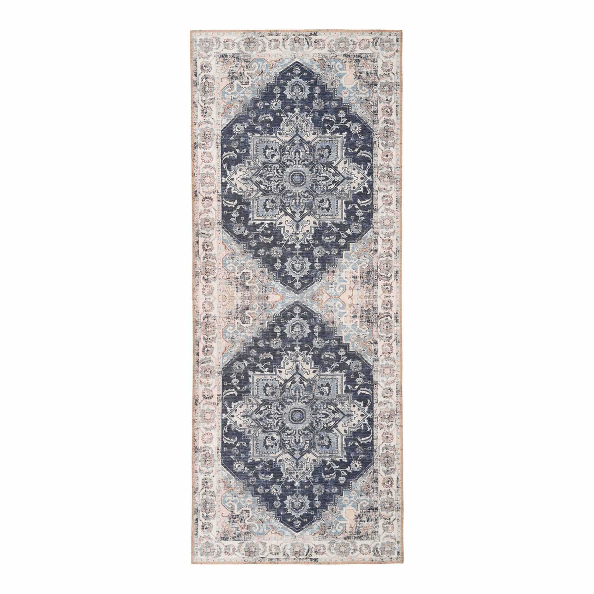 Oona Läufer – Blau, 80 × 200 cm von Luiva Living