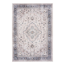 Oona Teppich – Cremeweiß/Beige/Staubblau, 200 × 300 cm von Luiva Living