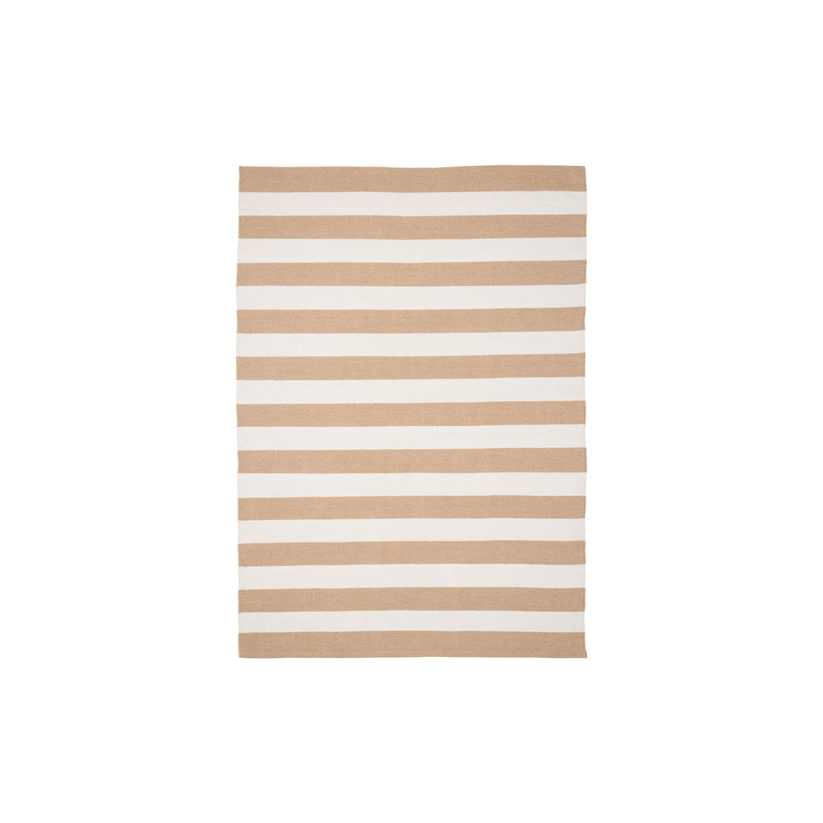 Oiva Outdoor-Teppich – Recycling-Kunststoff Beige/Cremeweiß, 140 × 200 cm von Luiva Living