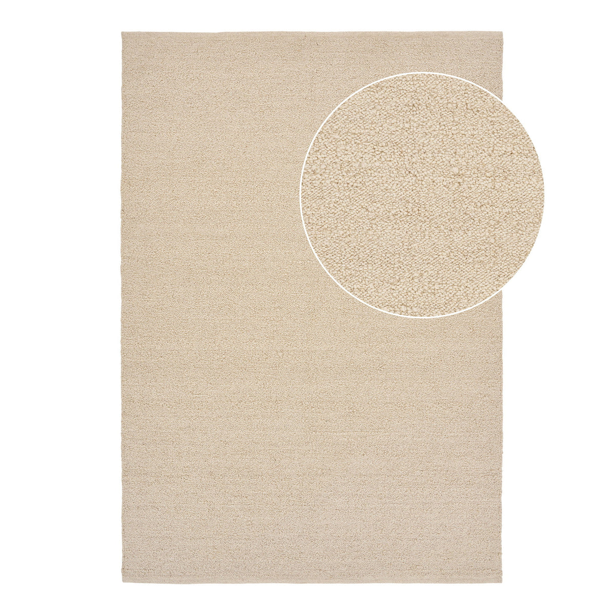 Lenja Teppich – Handgewebt Beige, 200 × 300 cm von Luiva Living